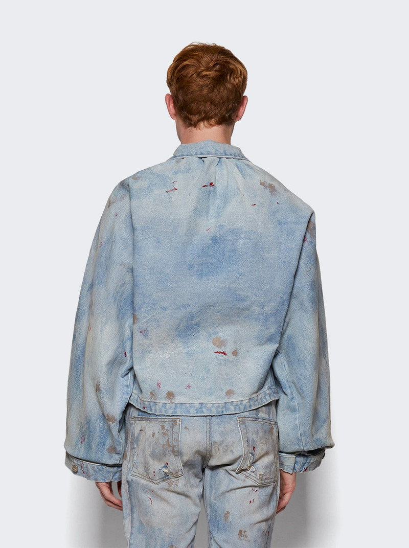 Painted Rose Trucker 3 Denim Jacket Indigo 5