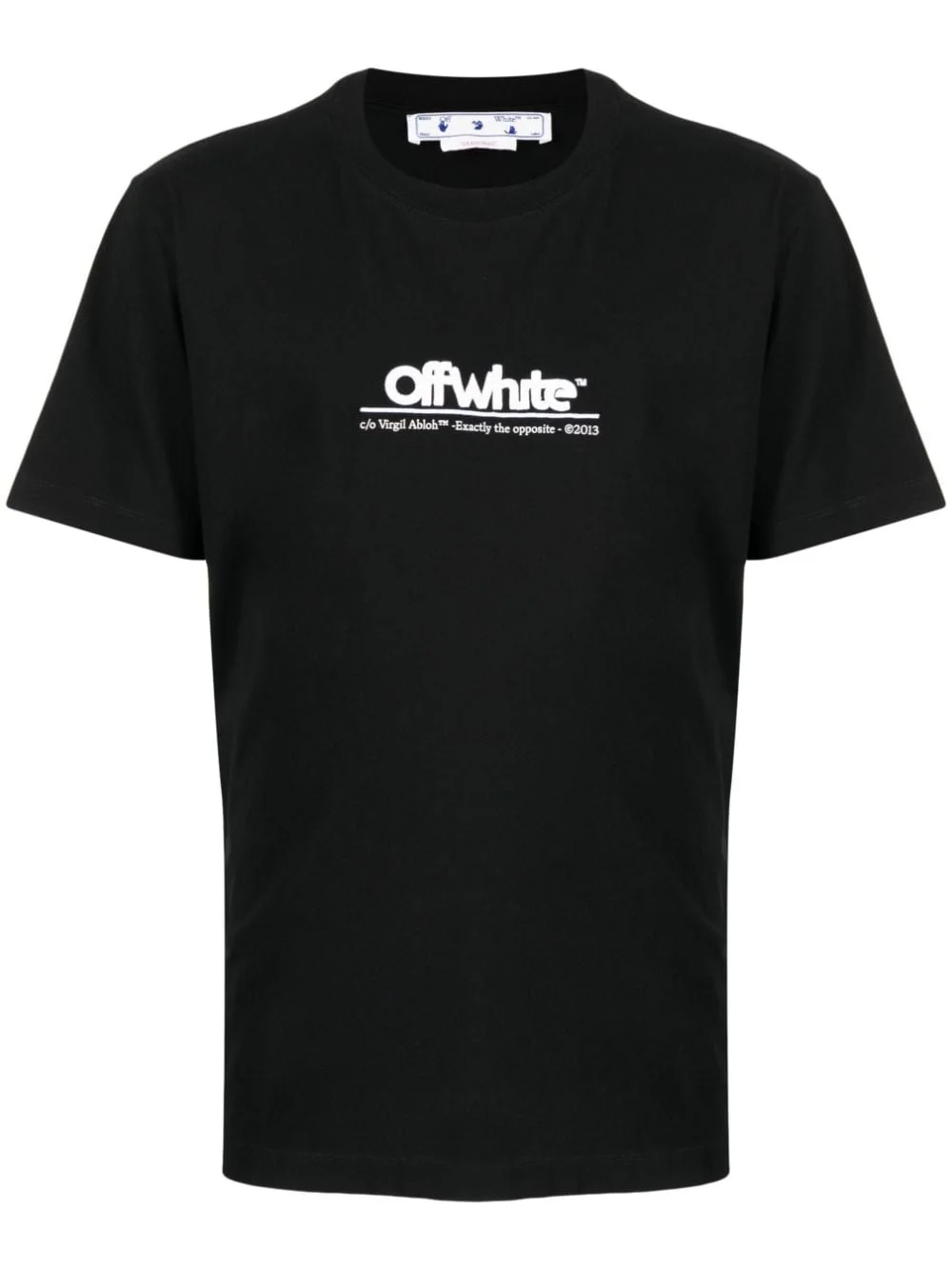 logo-embroidered T-shirt - 1