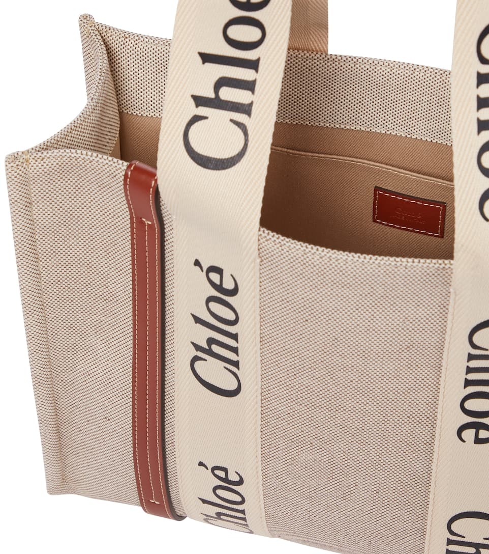 Woody Medium canvas tote - 3