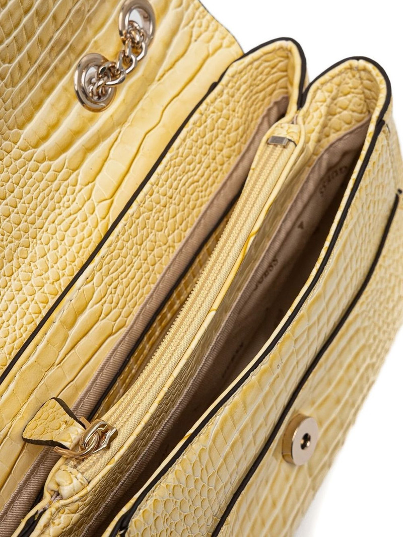 crocodile-effect satchel bag 5
