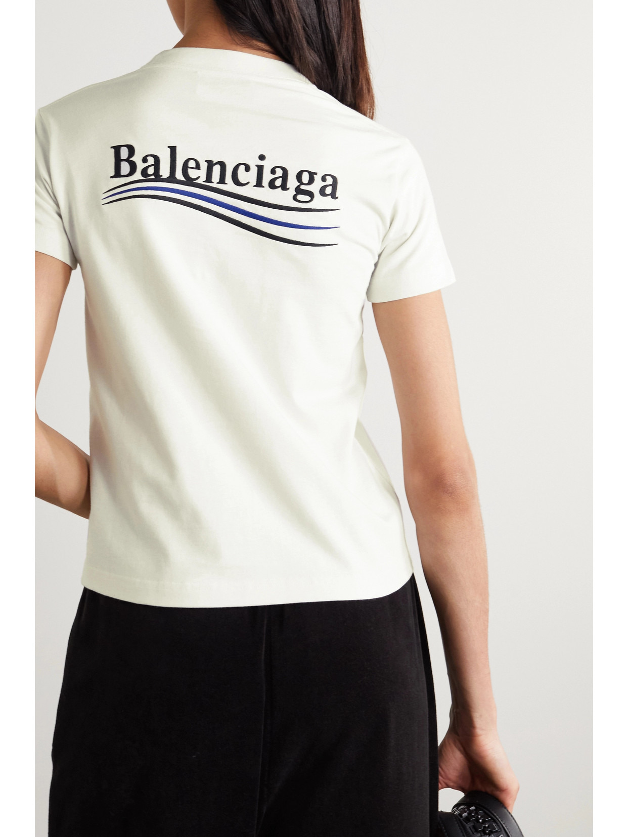 Embroidered Cotton-jersey T-shirt - 3