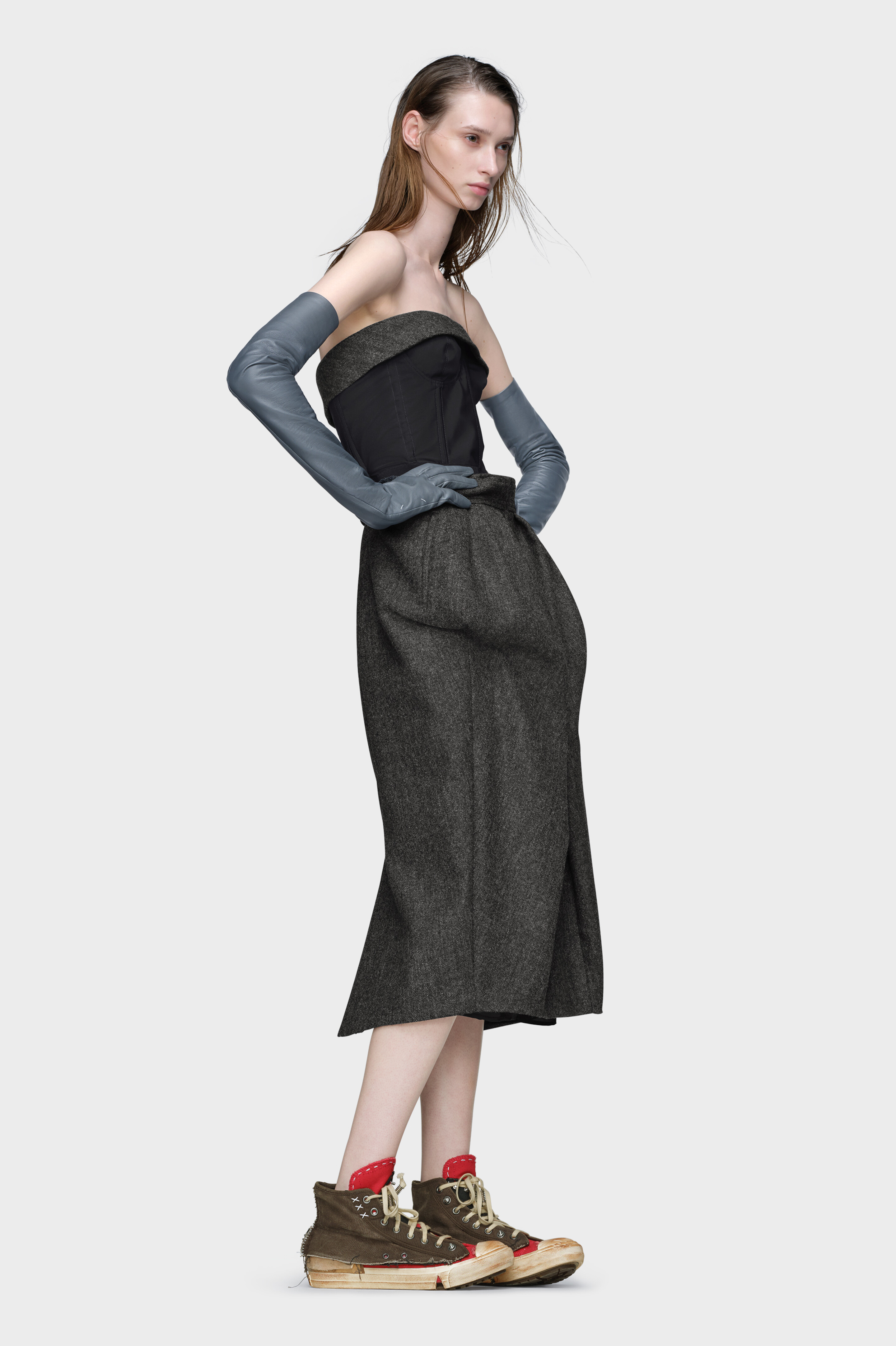 Wool bustier dress - 3
