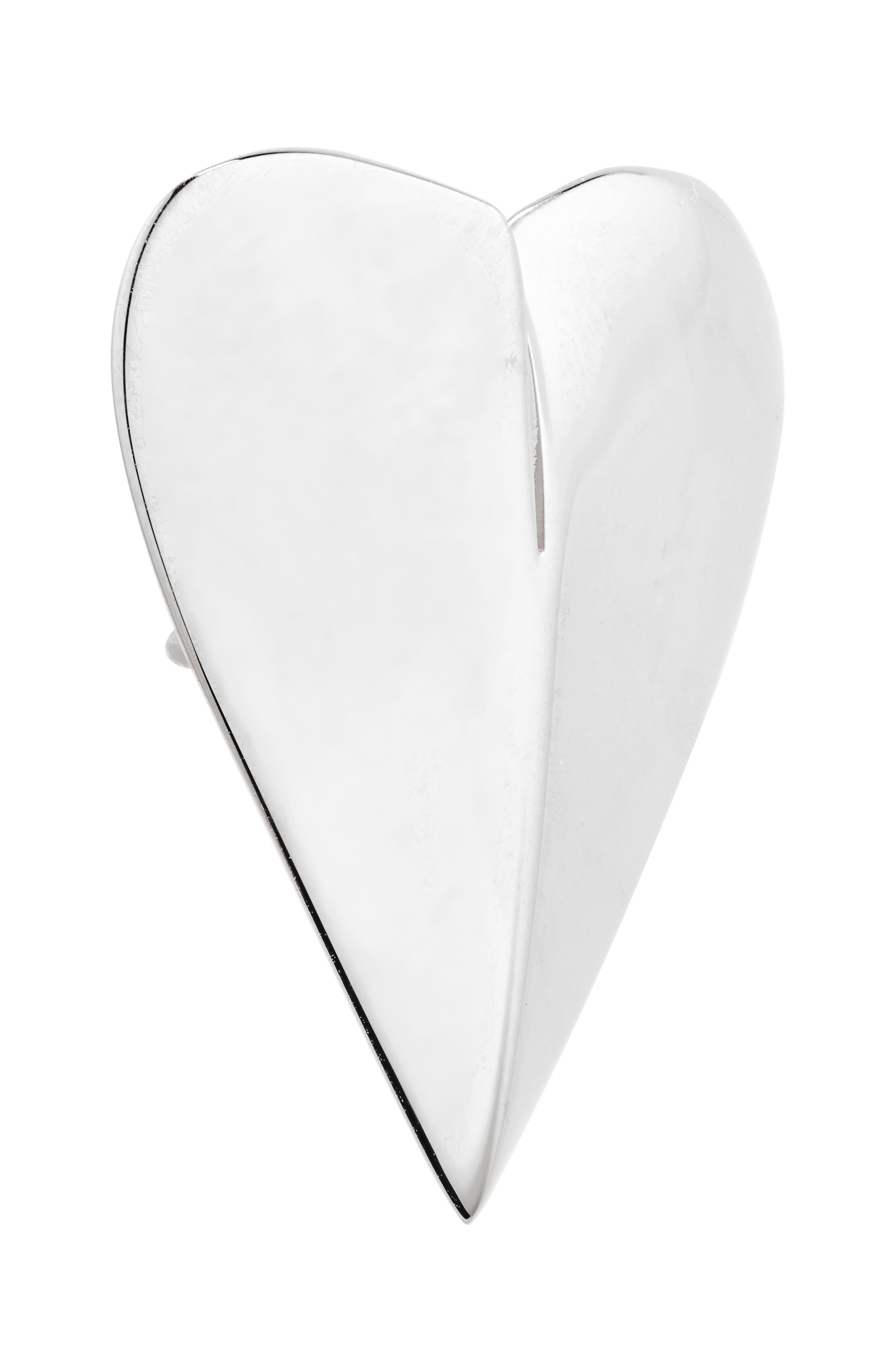 Alaïa Le Coeur Earrings in Argent at Nordstrom - 4