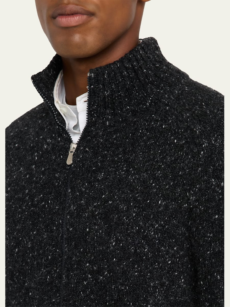 Brunello Cucinelli Men's Cashmere Zip Cardigan outlook