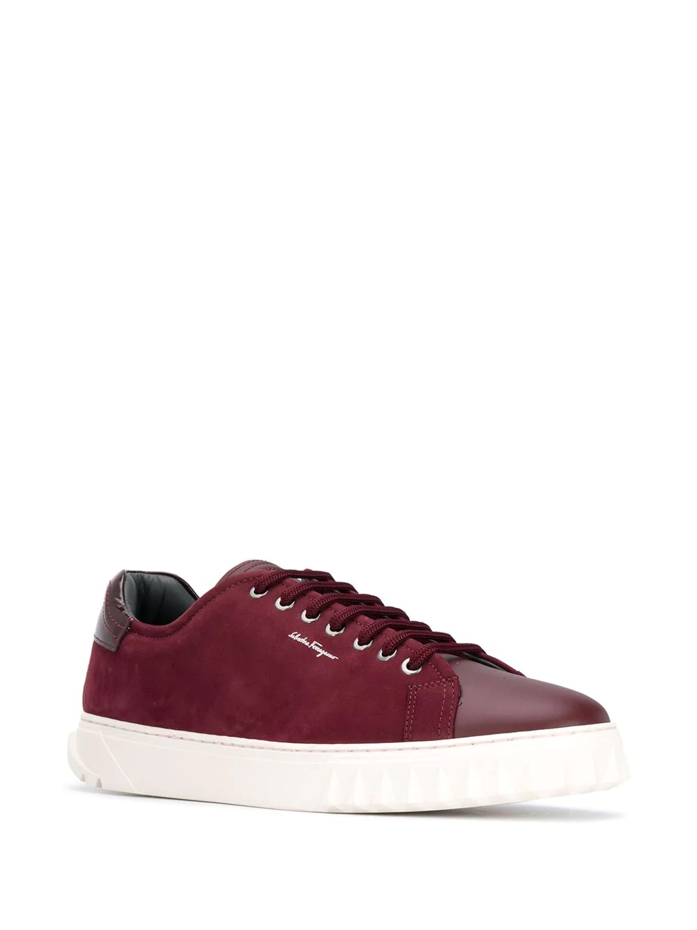 suede low-top sneakers - 2