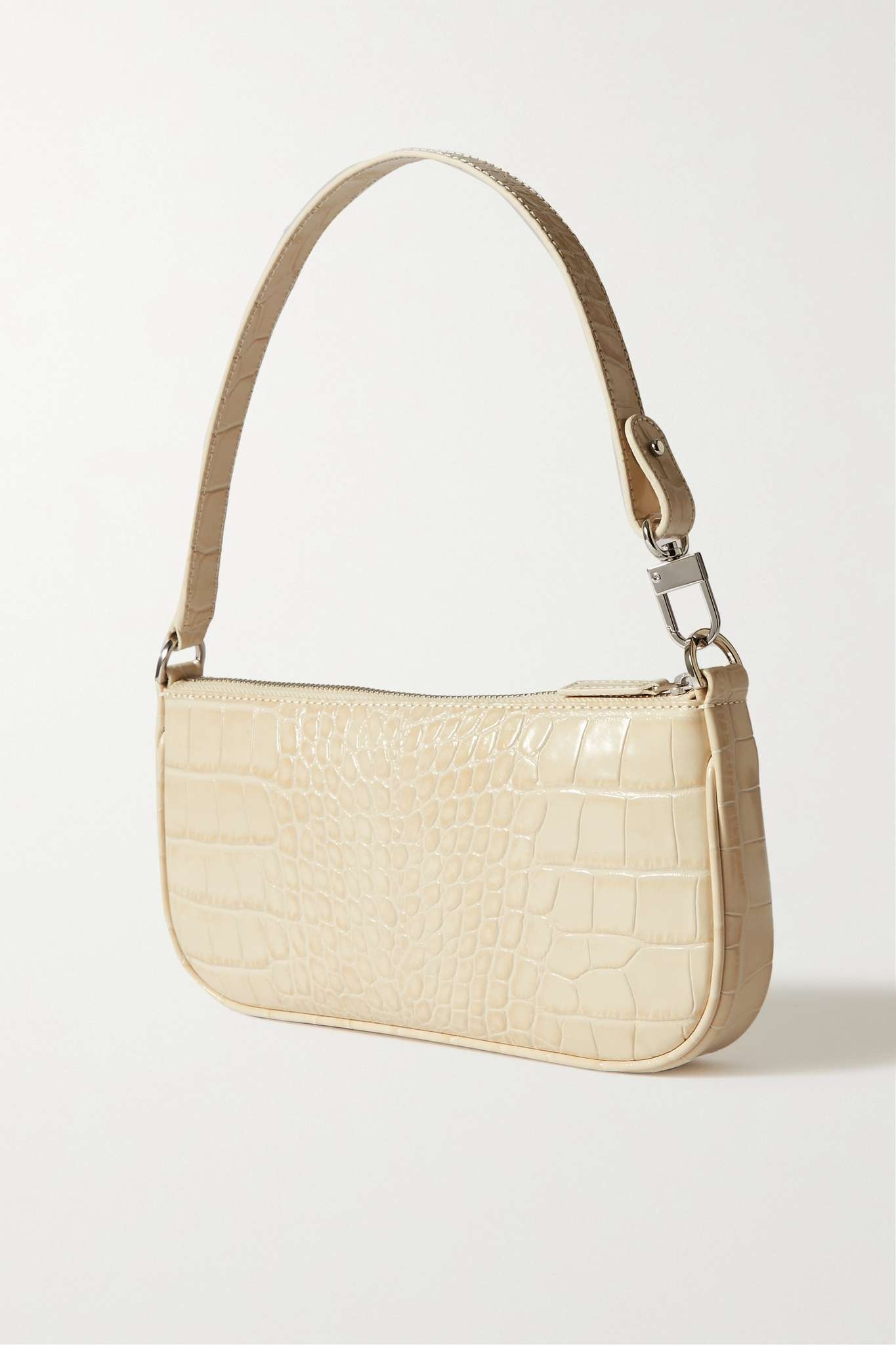 Rachel croc-effect leather shoulder bag - 3