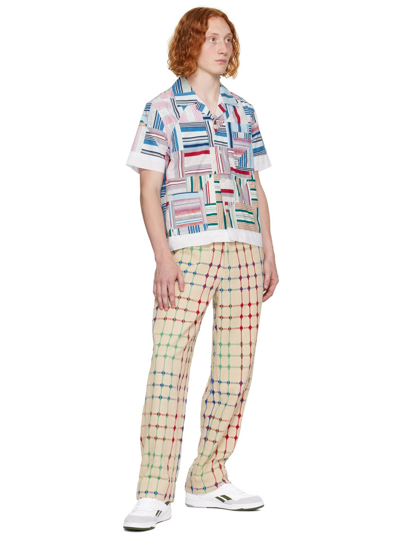 Reebok White & Green BB 4000 II Mid Sneakers outlook