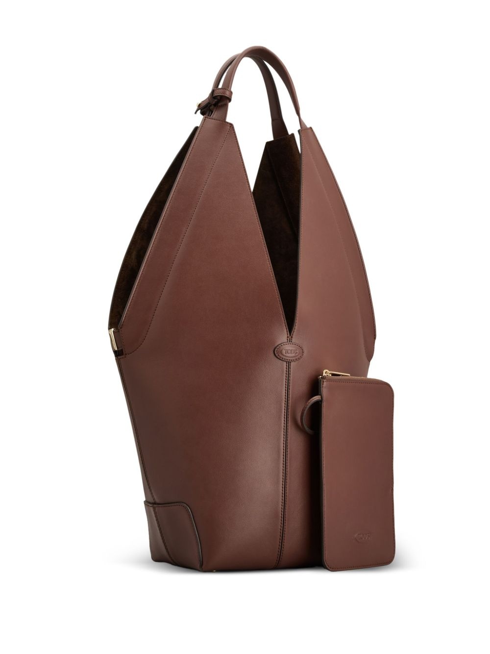 small leather tote bag - 2