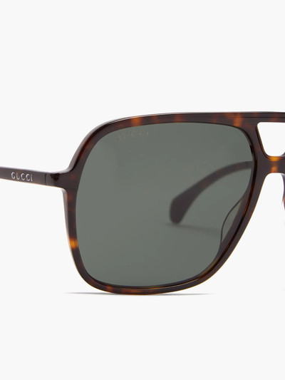 GUCCI Aviator acetate sunglasses outlook