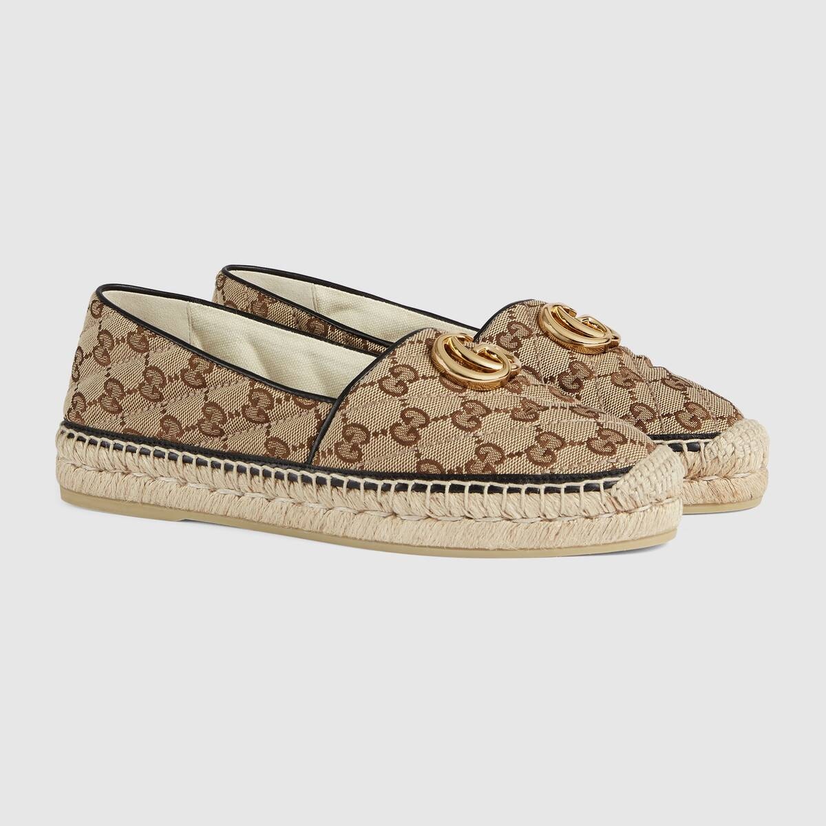 Women's GG matelassé canvas espadrille - 2