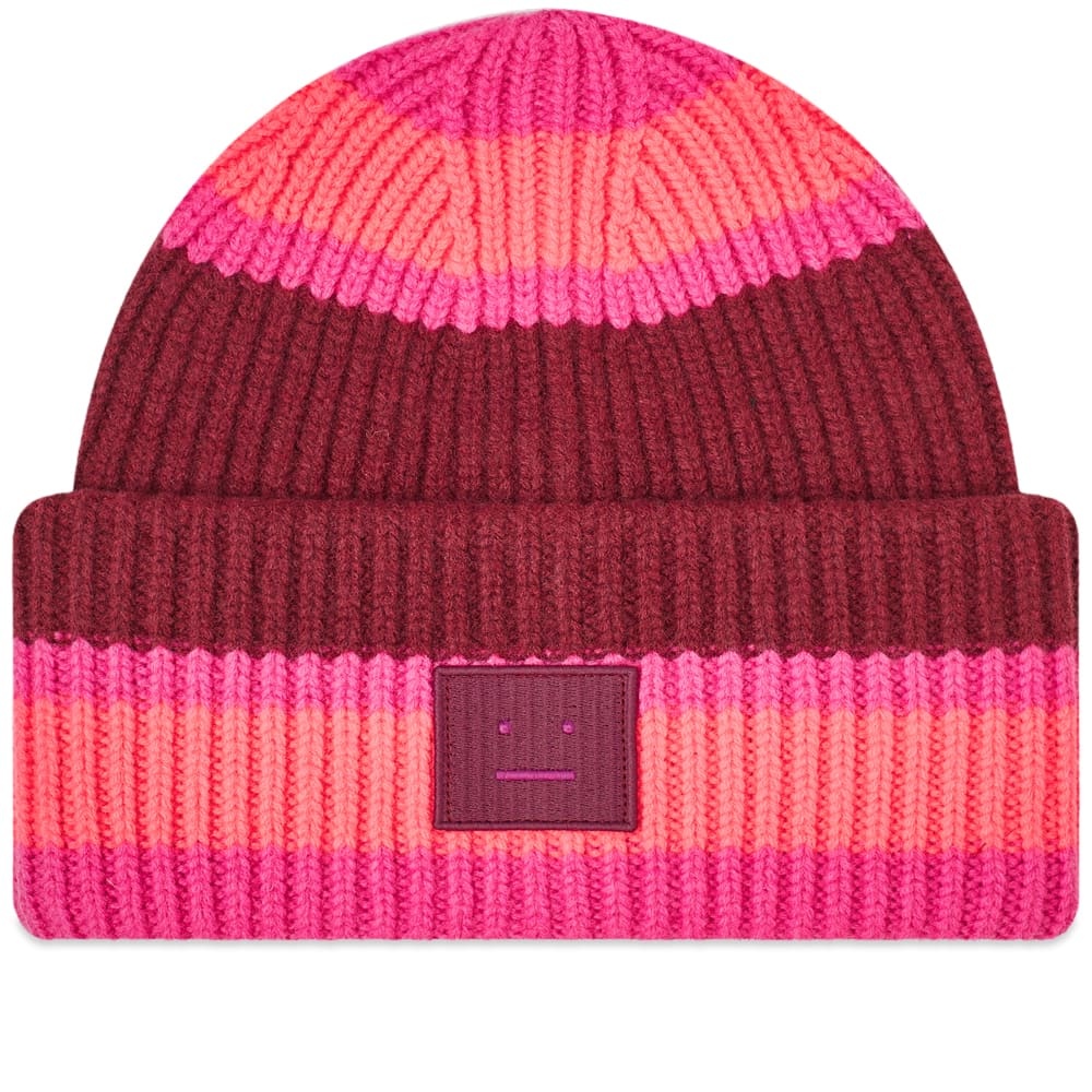 Acne Studios Pansy Stripe Face Beanie - 1