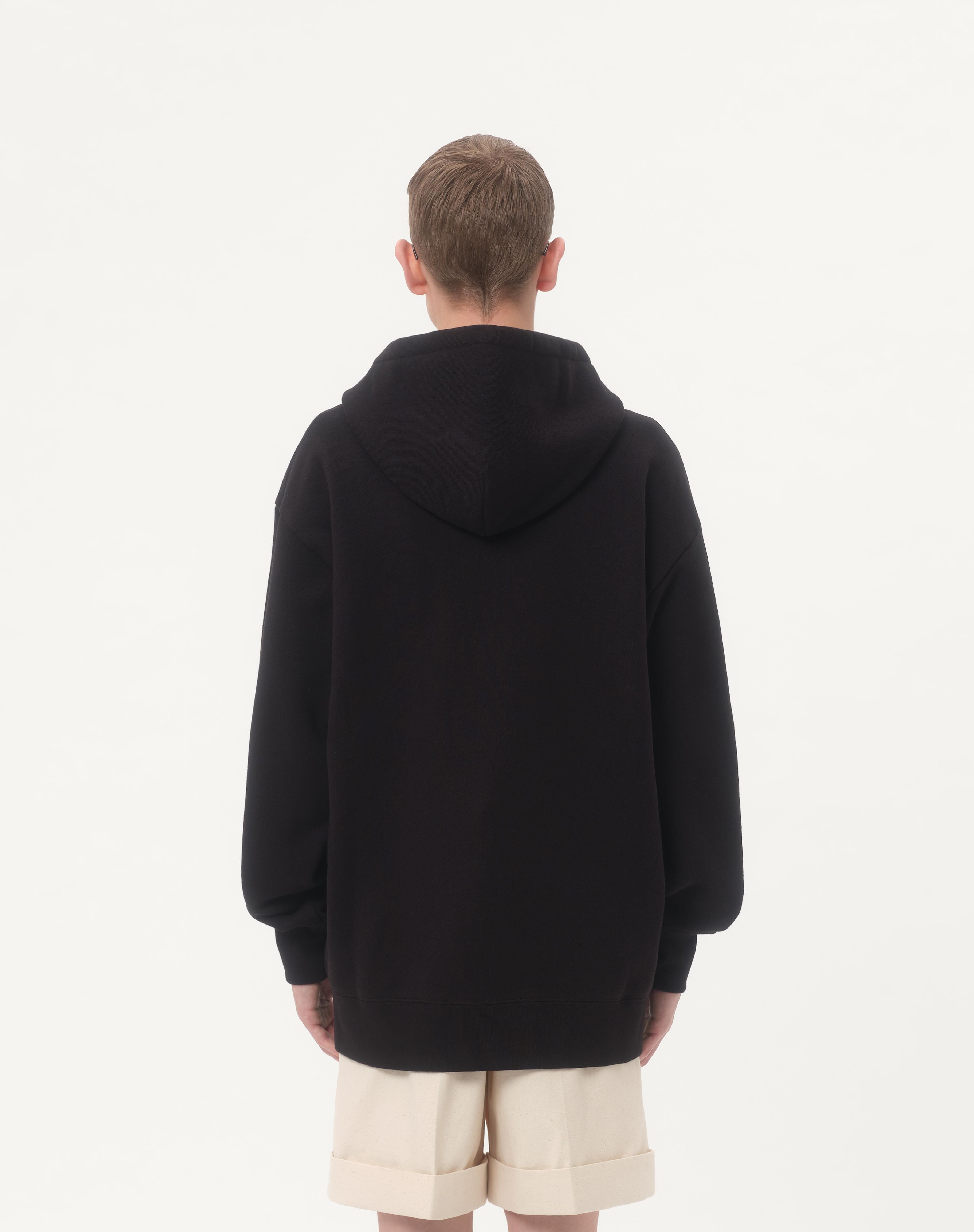 COTTON HOODED SWEATSHIRT WITH VG PATCH - 7