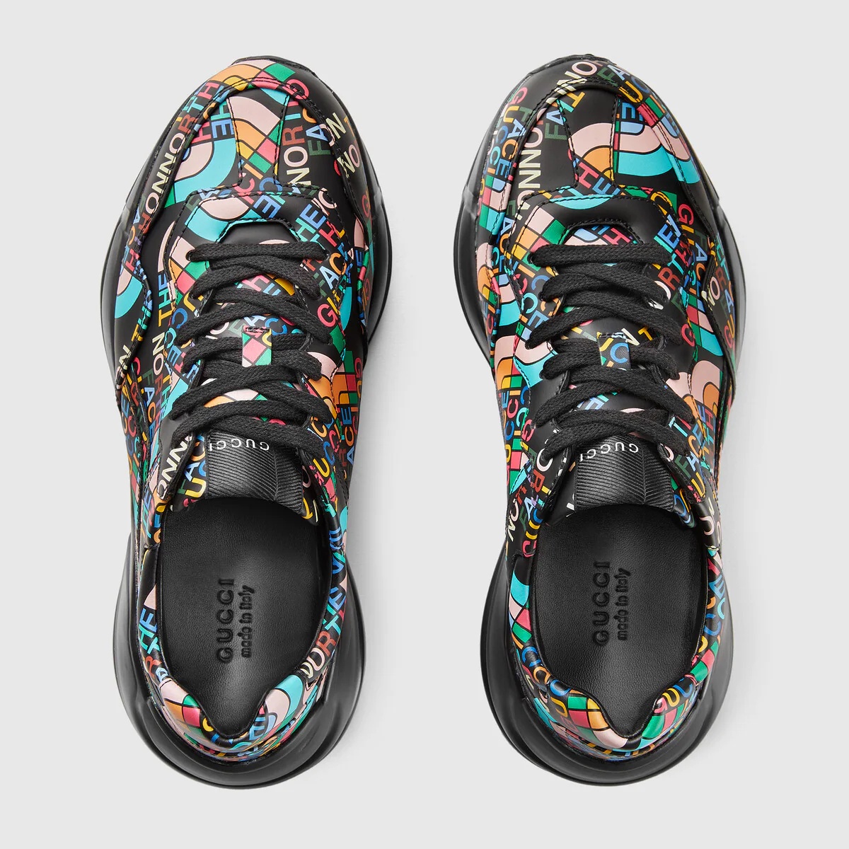 GUCCI Women's The North Face x Gucci Rhyton sneaker | REVERSIBLE