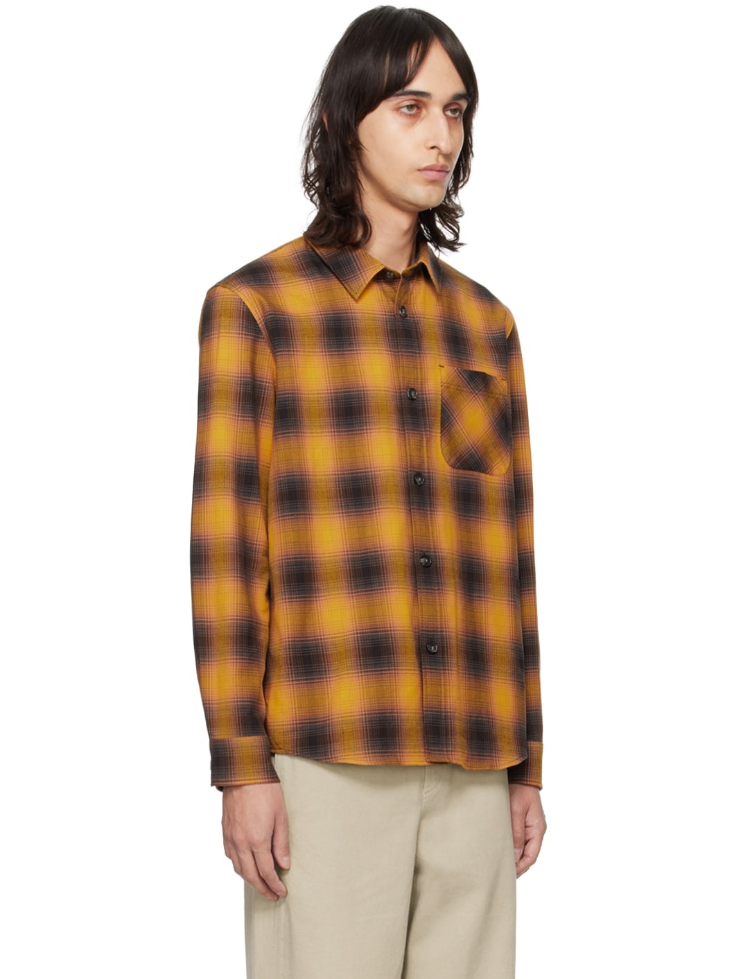 Yellow & Brown Trek Overshirt - 2