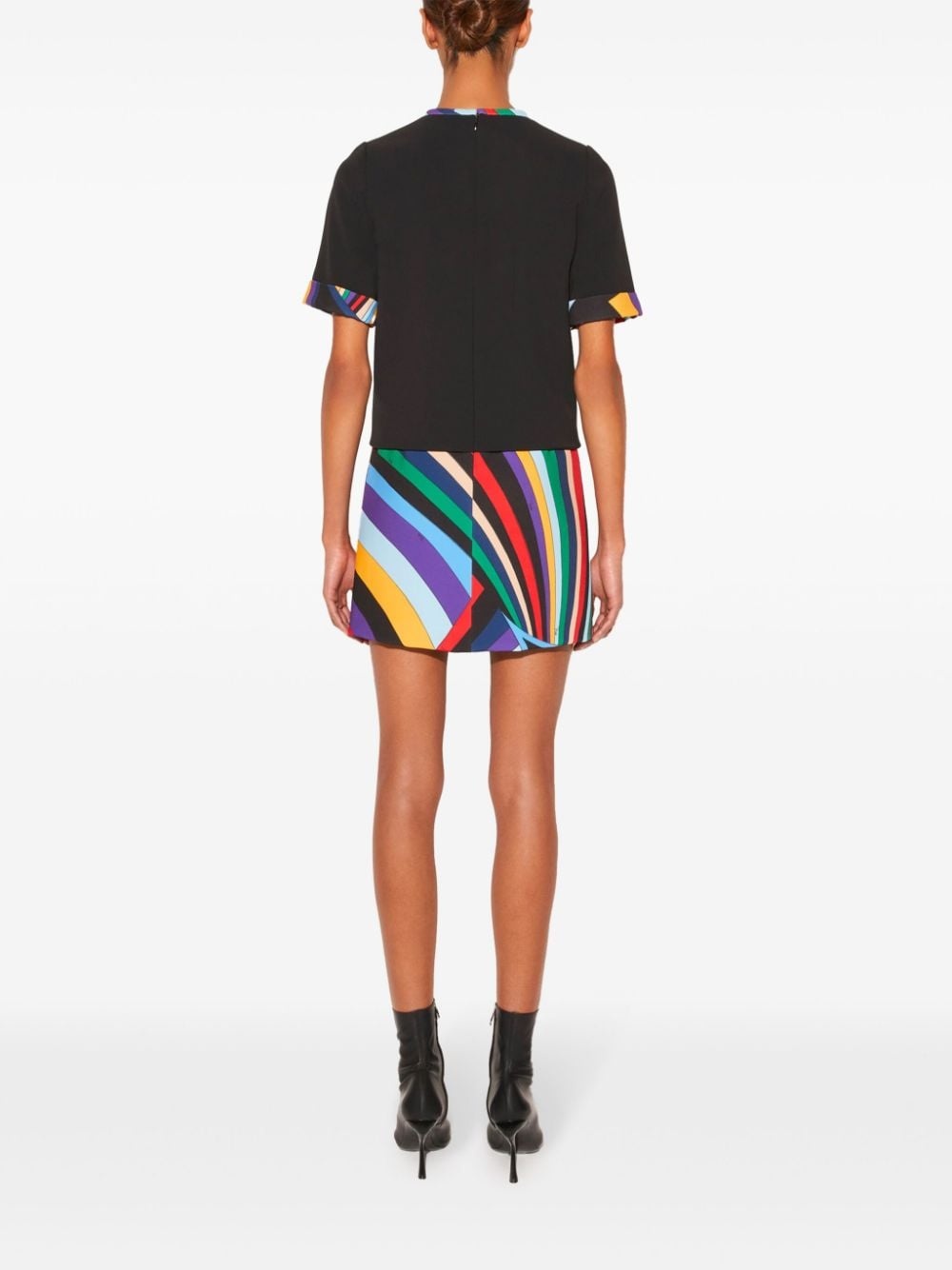 Iride-print mini dress - 3