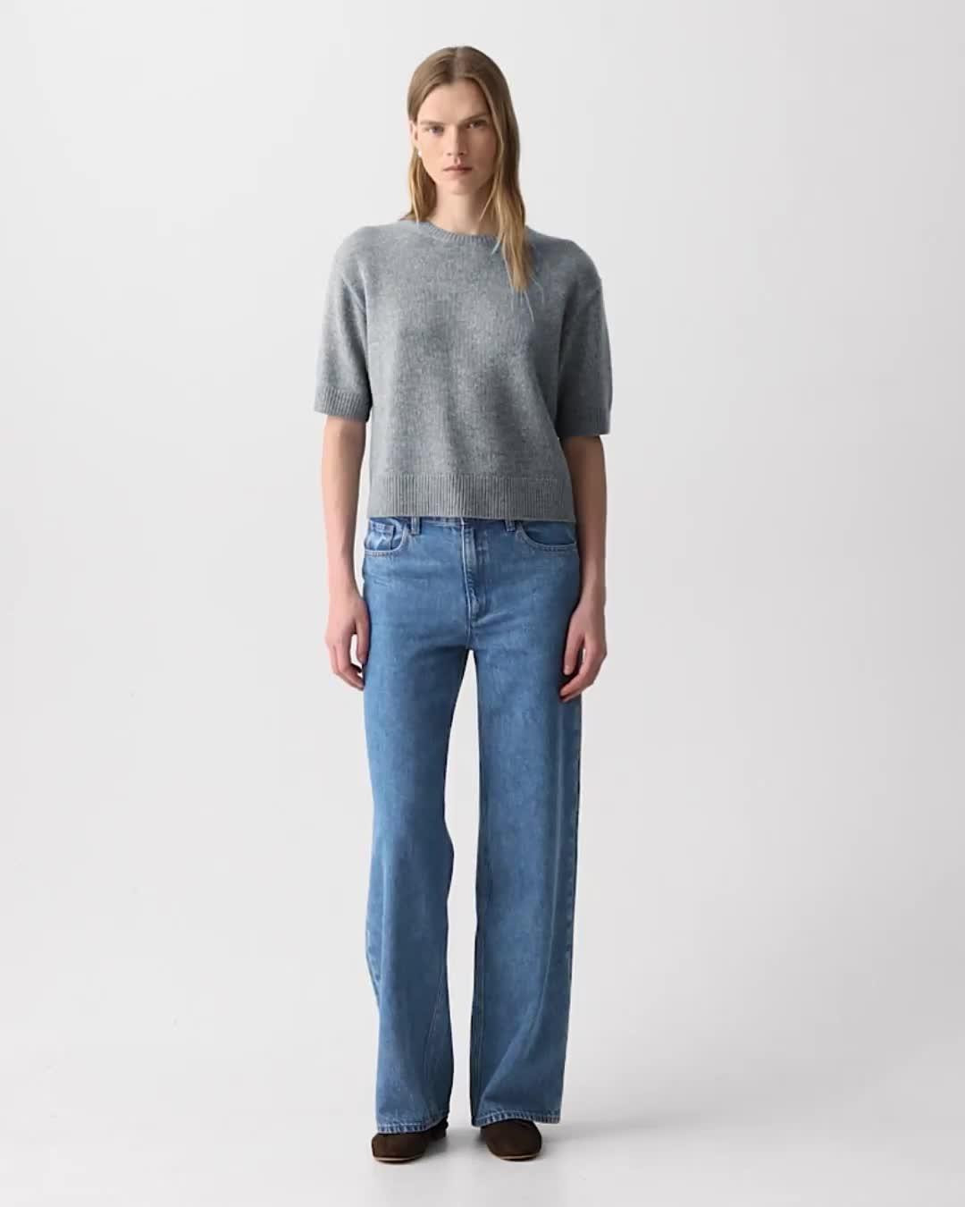 Straight-Leg Five-Pocket Pant in Relaxed Denim - 6