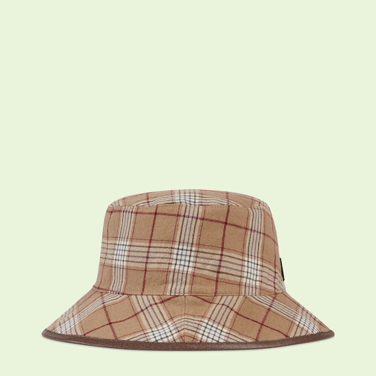 Reversible GG check bucket hat - 2
