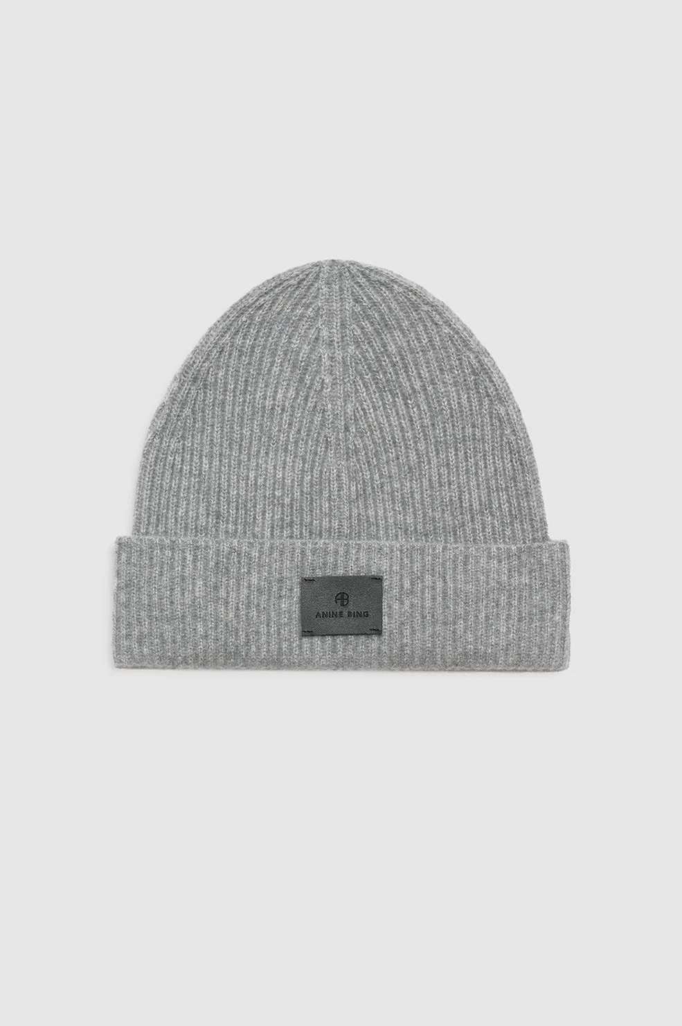 Carley Beanie - Medium Heather Grey Cashmere - 1