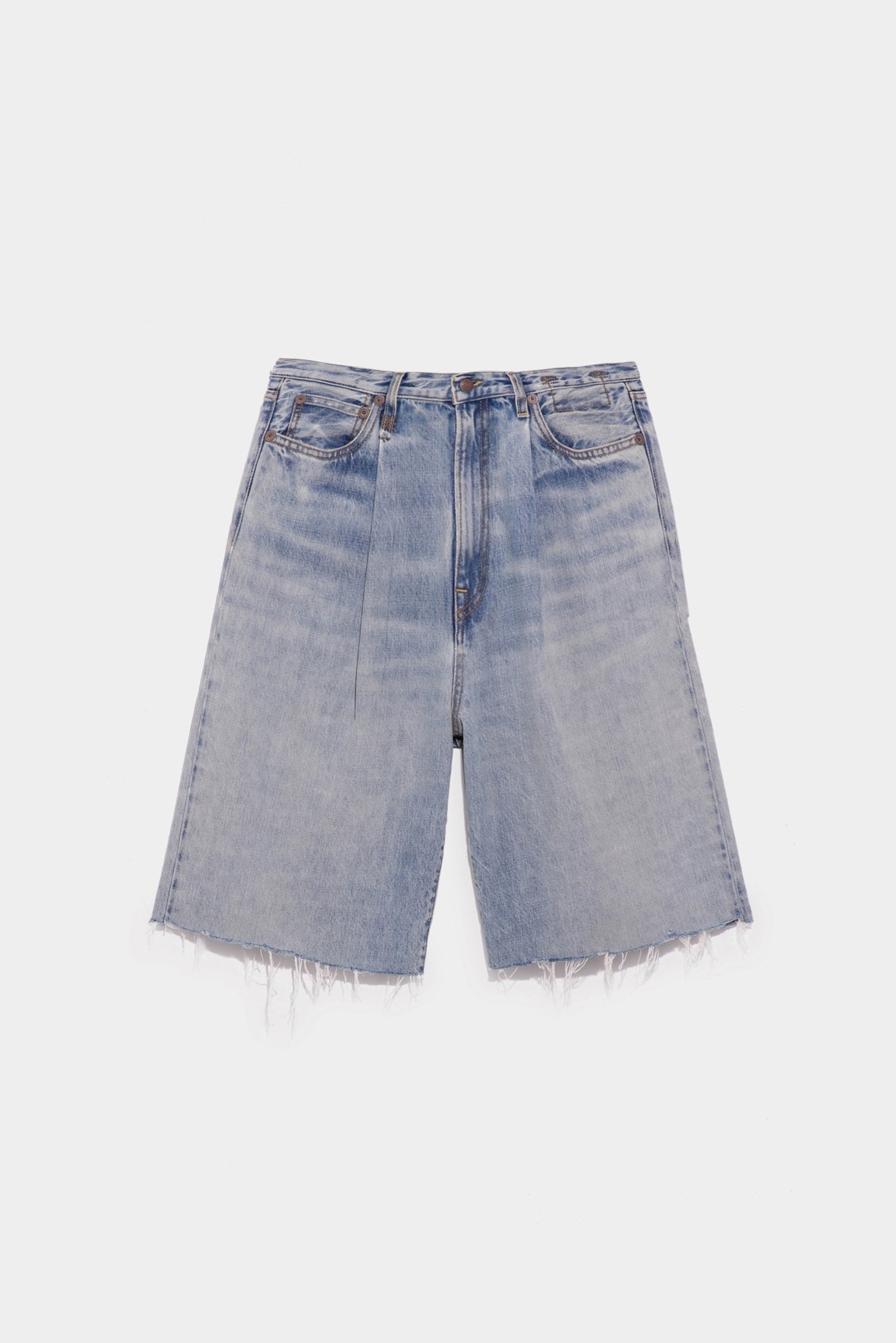 Damon Pleated Relaxed Short - Stevie Blue | R13 Denim Official Site - 3