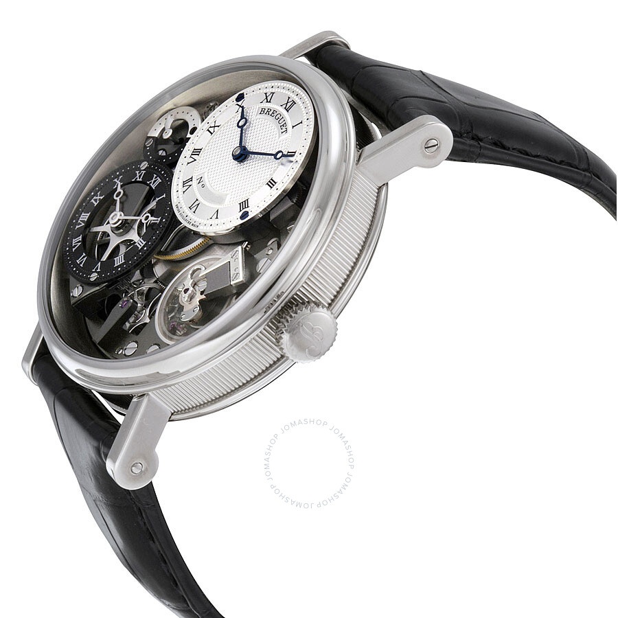 Breguet Tradition 18kt White Gold GMT Manual Silver Skeleton Dial Men's Watch 7067BB/G1/9W6 - 2