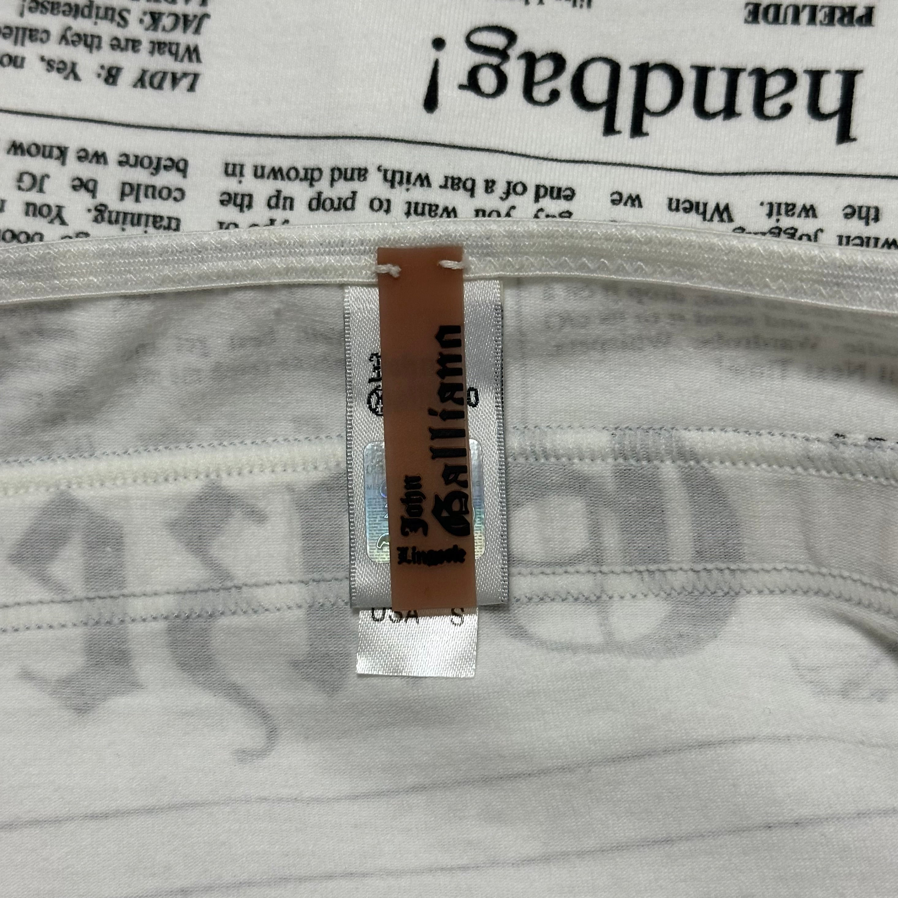 JOHN GALLIANO Newspaper Print Camisole - 5