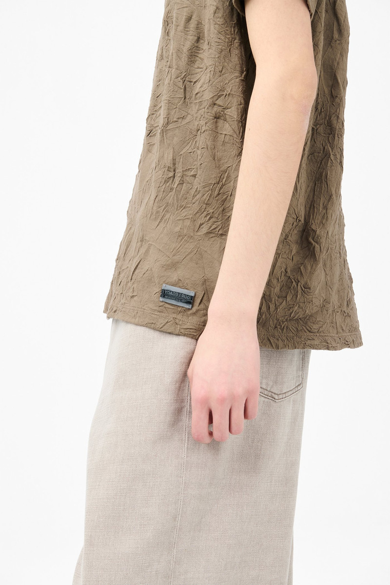 Bliss T-shirt Olive Crinkle Jersey 6