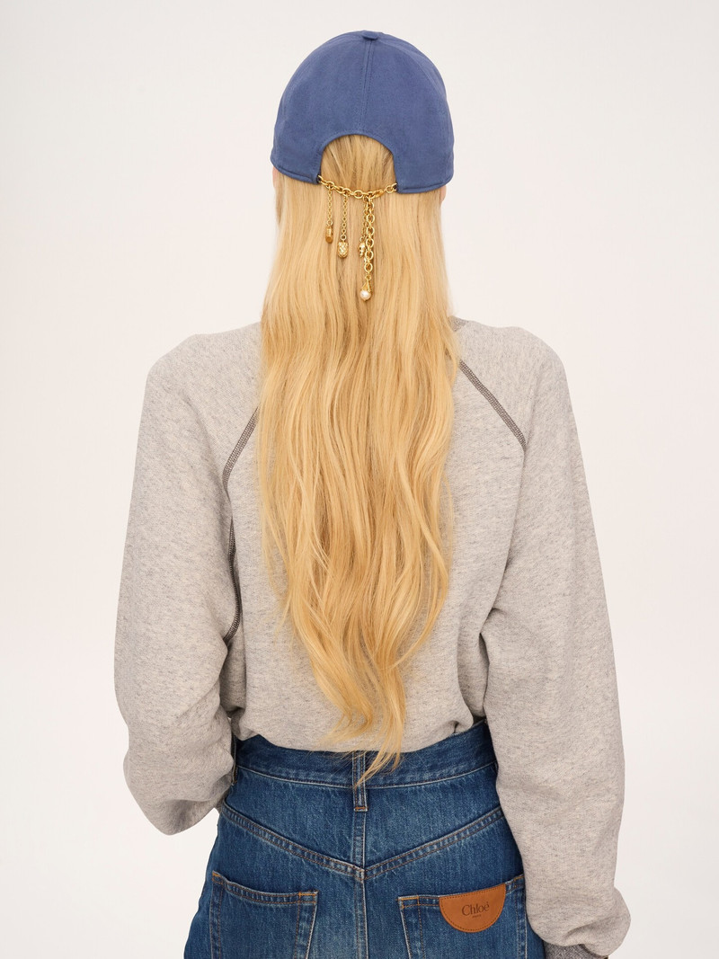 Chloé THE CHLOÉ CHARMS CAP IN COTTON outlook
