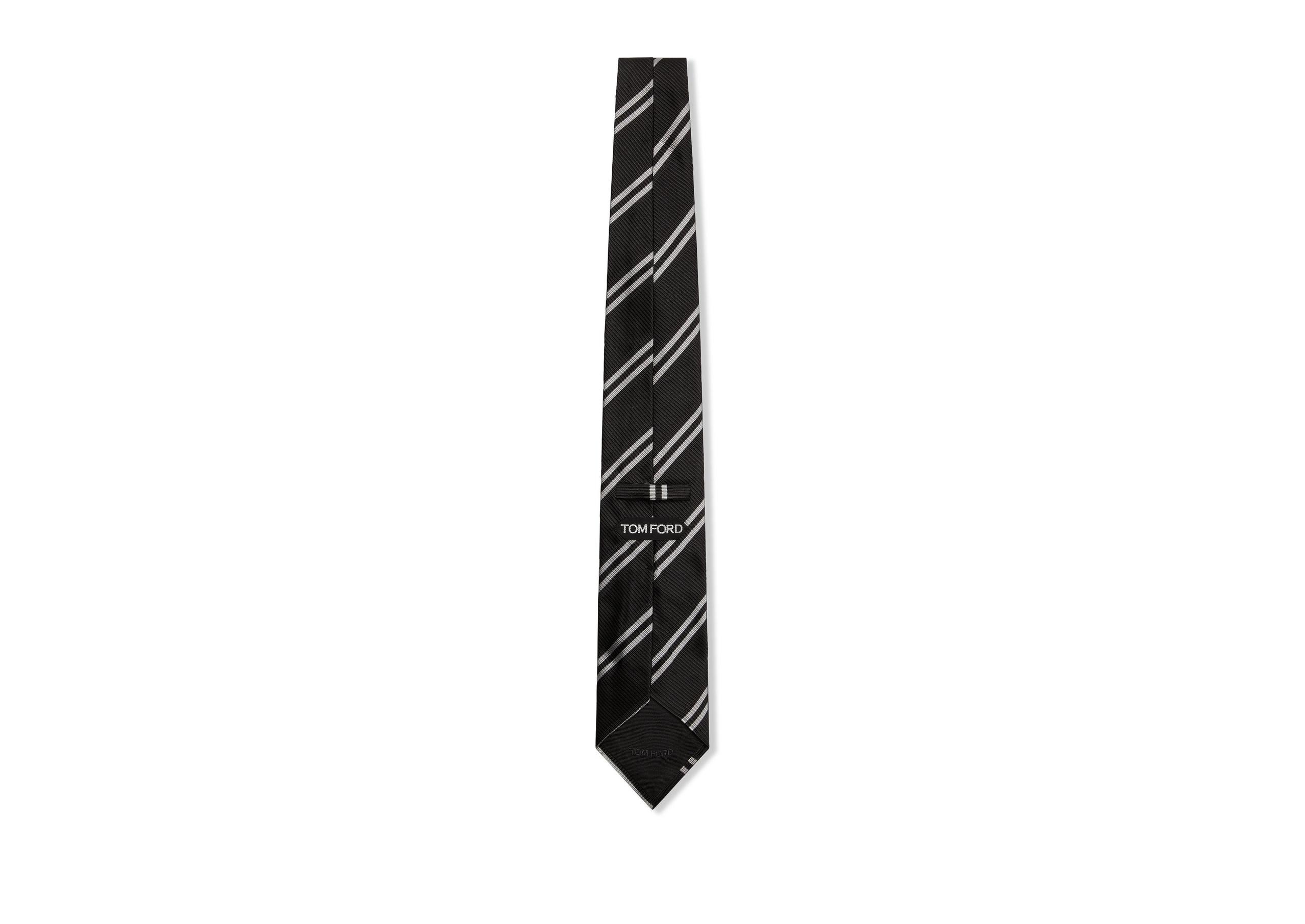 LARGE DIAGONAL STRIPE TIE - 2