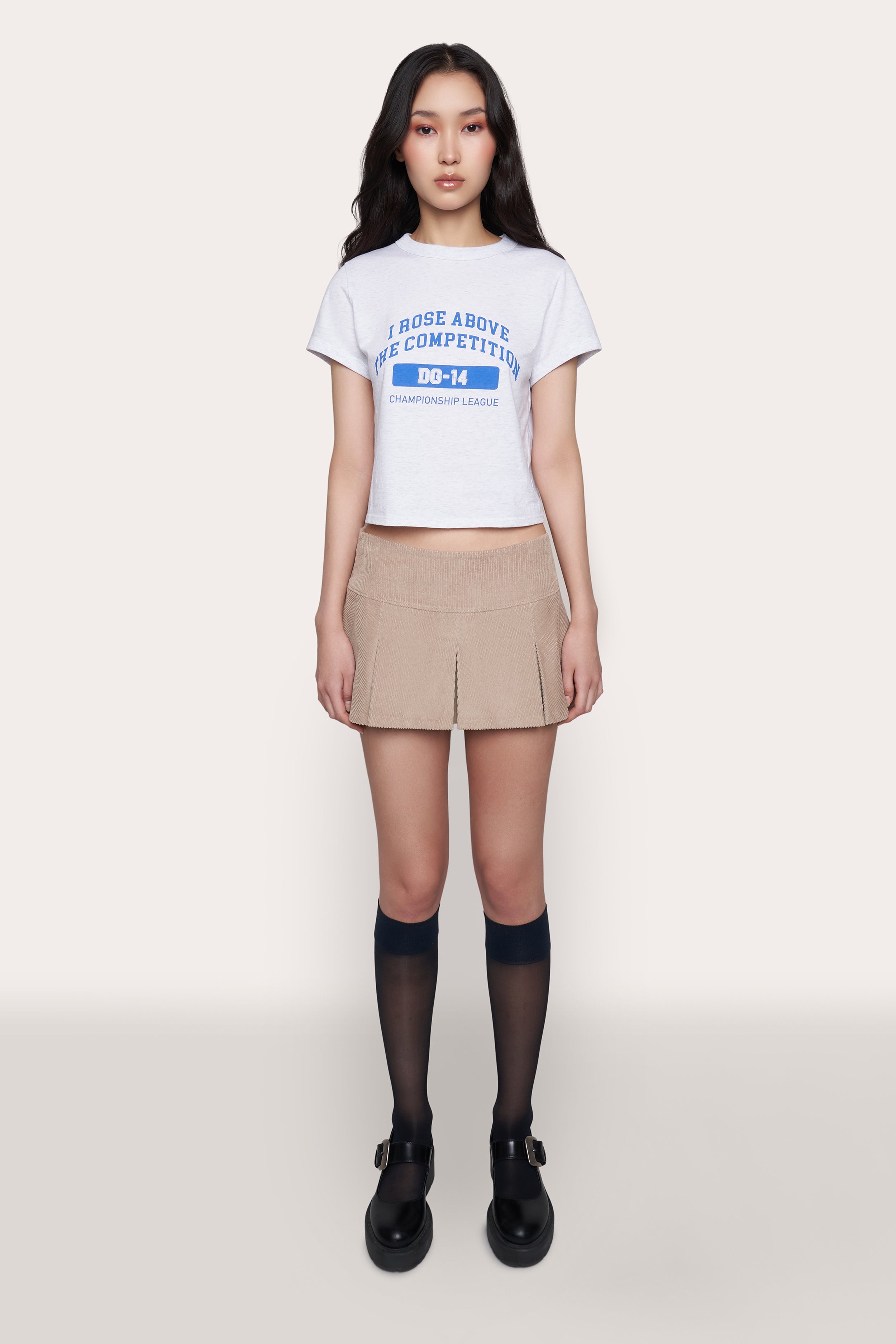GUIZIO X CHAMPION CORDUROY SKIRT - 7
