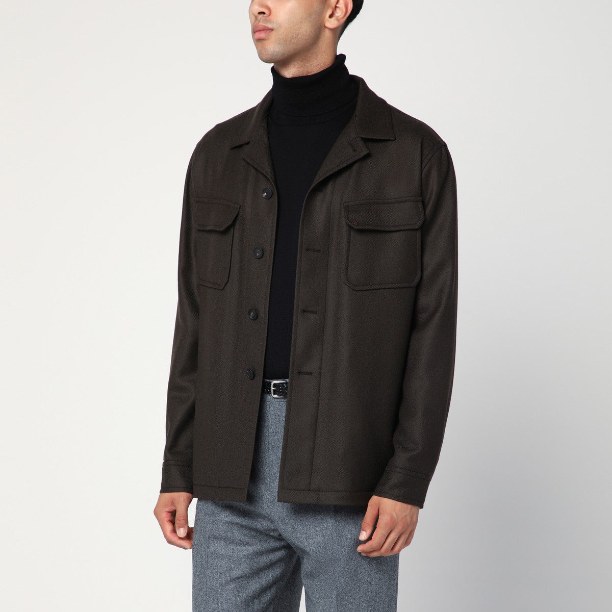 Tagliatore - Tagliatore Brown wool jacket - 1