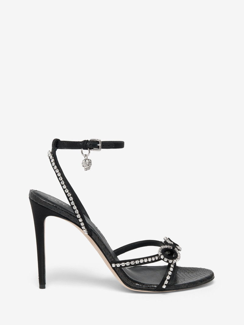 Crystal Bow Sandal 1