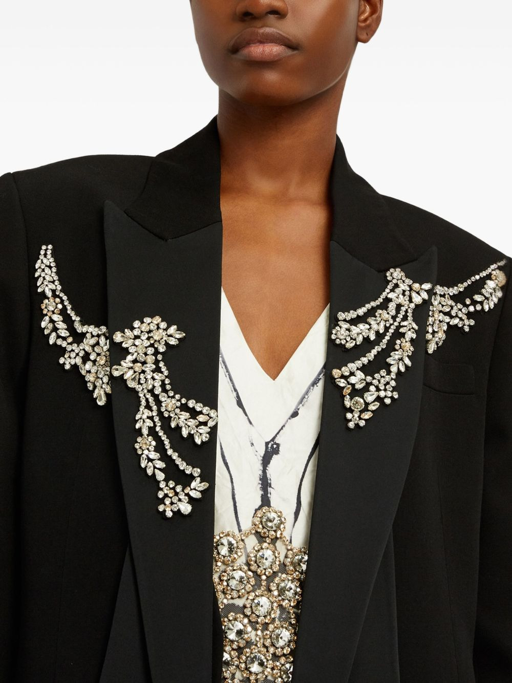 single-breasted blazer - 5