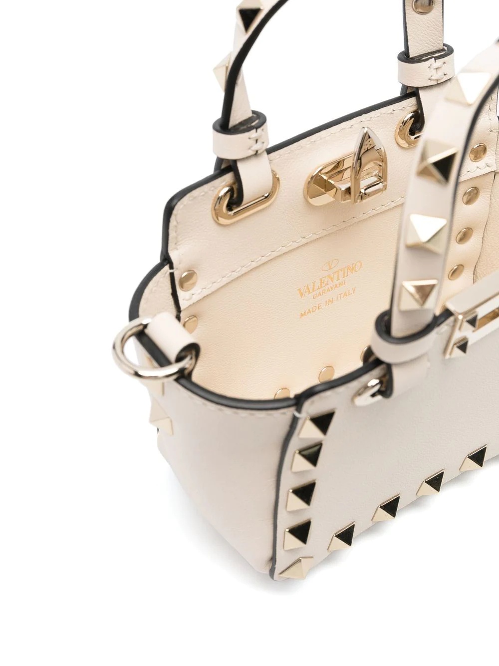 Rockstud leather mini bag - 5