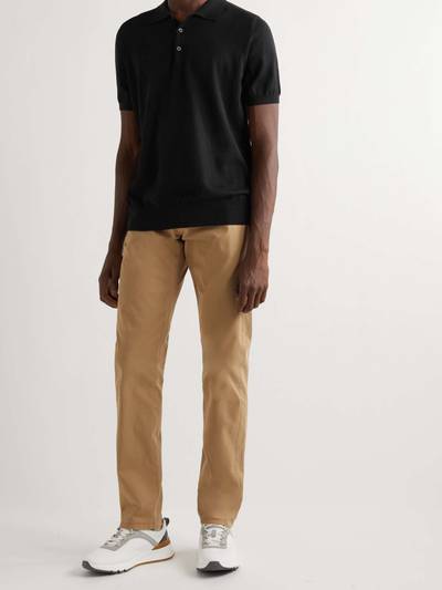 Canali Cotton-Jersey Polo Shirt outlook