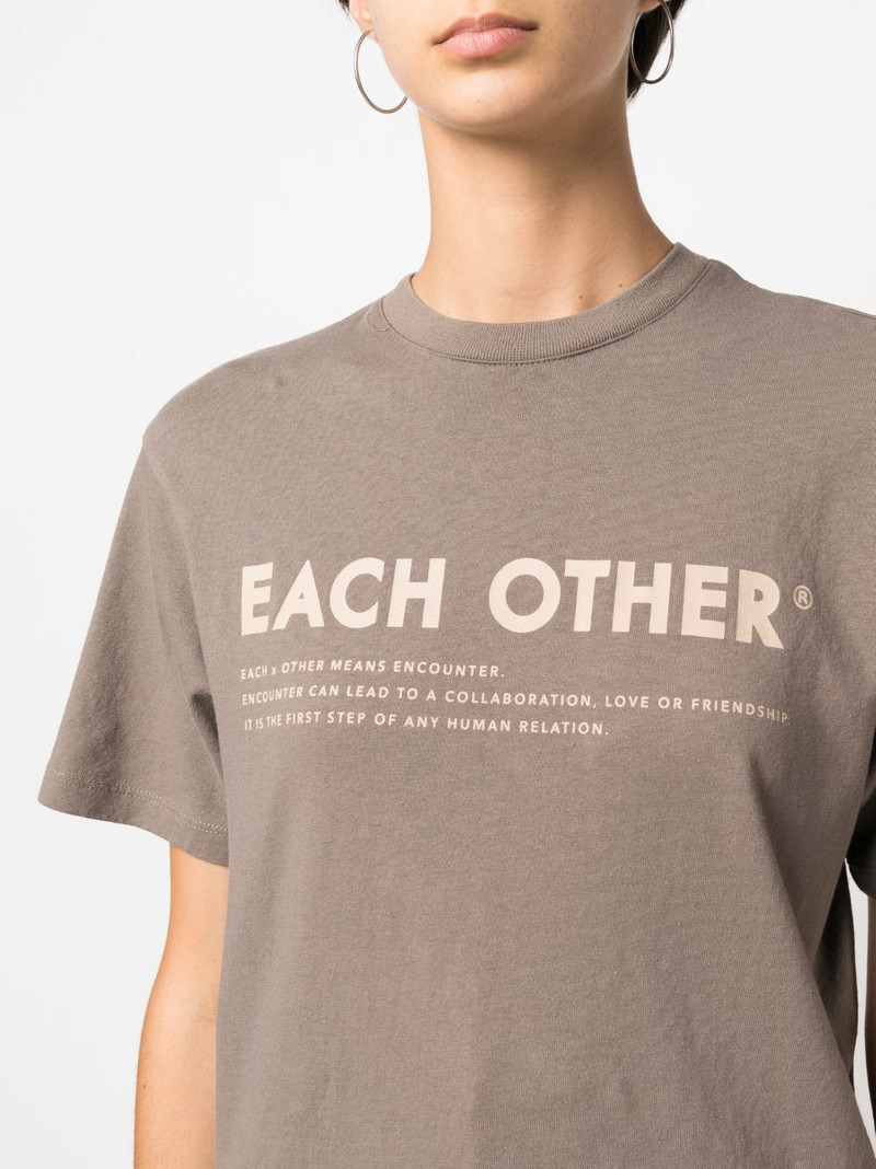 logo-print cotton T-shirt 5