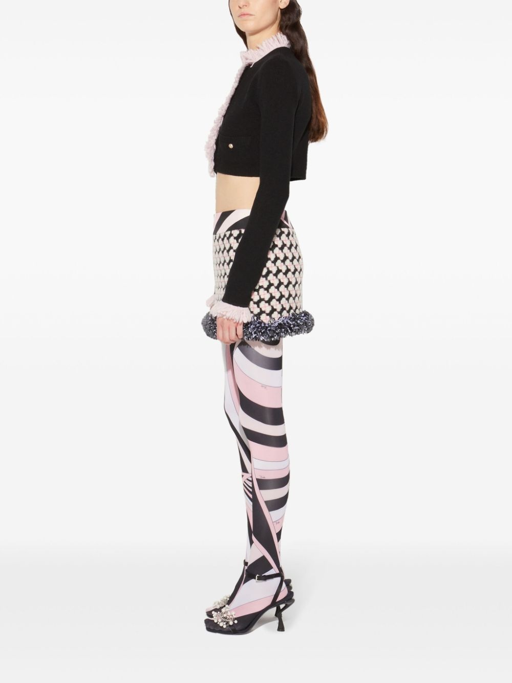 cropped cardigan - 3