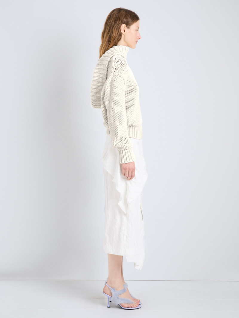 Alexandra Sweater in Draped Cotton 5