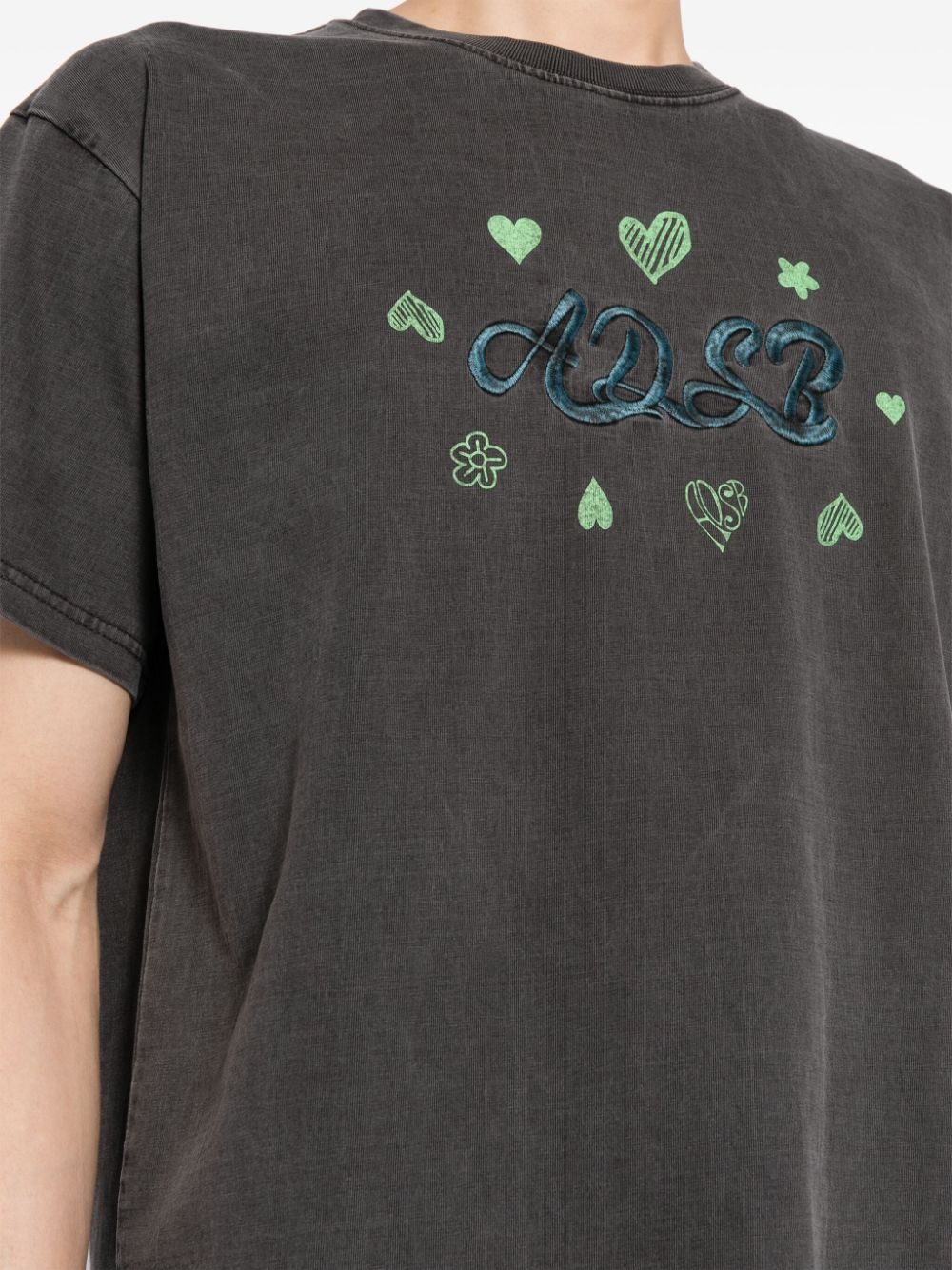 ADSB Hearts cotton T-shirt - 6