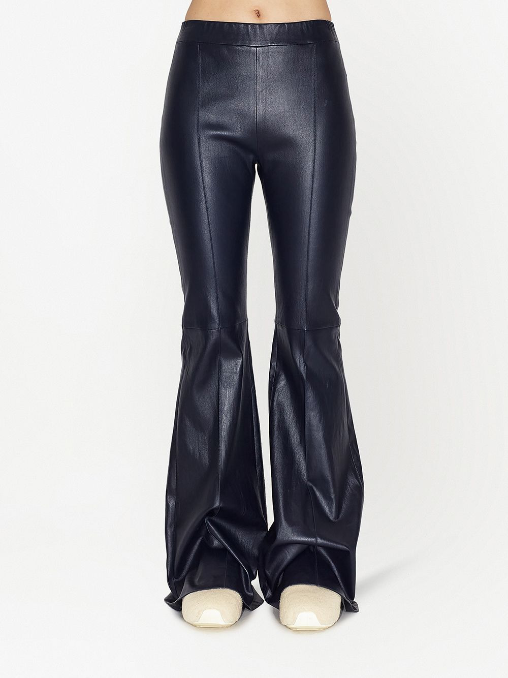 mid-rise flared trousers - 3