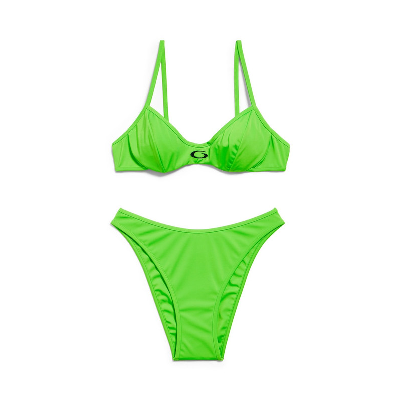 Sporty Bikini in Neon Green 1