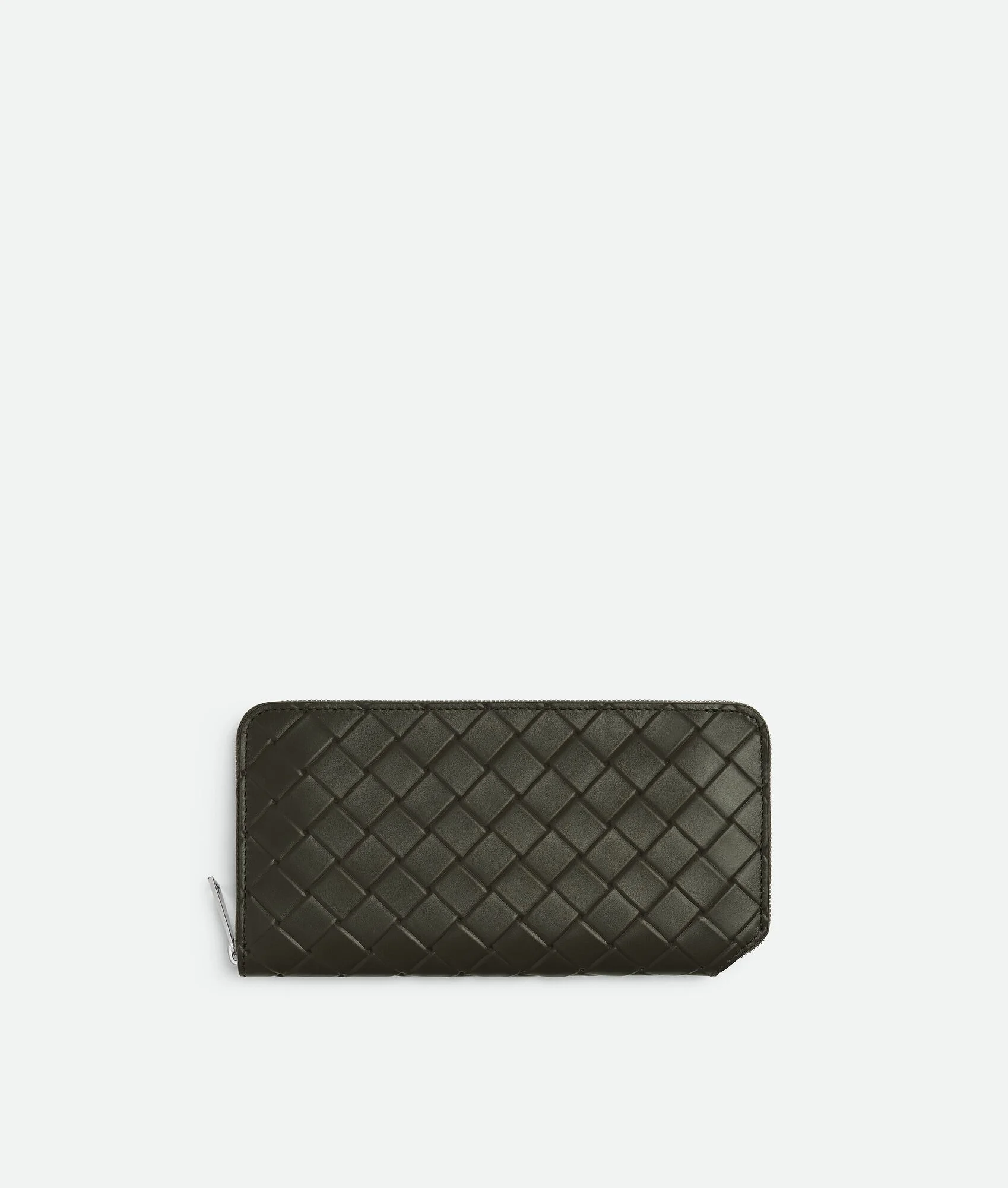 Intrecciato Stamp Zip Around Wallet - 1