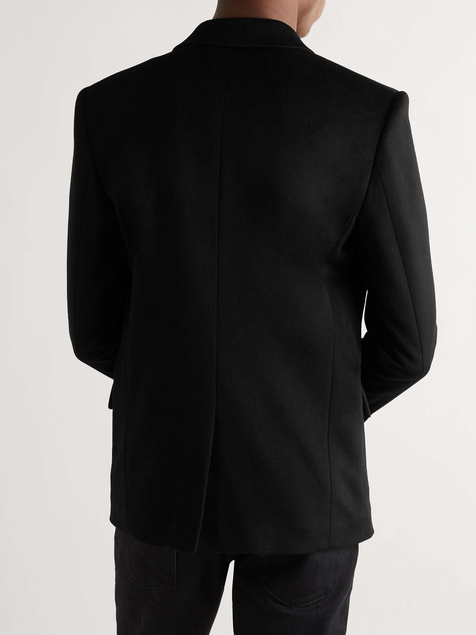 Double-Breasted Cashmere Blazer - 4