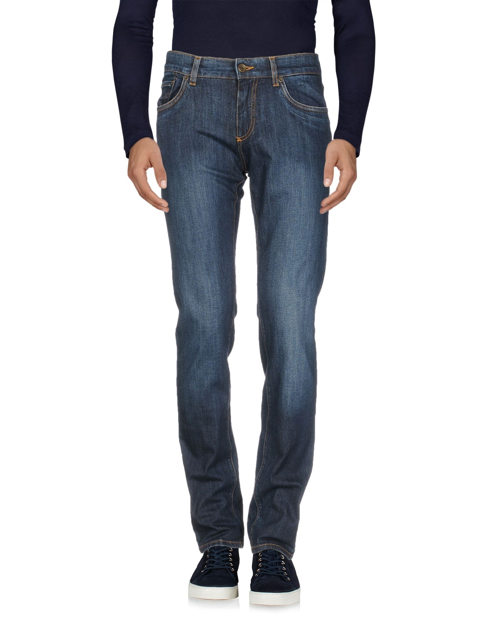 Blue Men's Denim Pants - 1