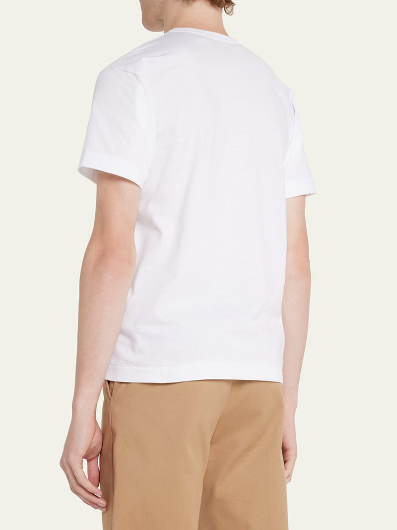 Comme Des Garçons Men's Cotton Jersey Heart T-Shirt outlook