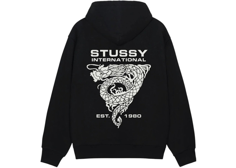 Stüssy Stussy Dragon Hoodie Black outlook