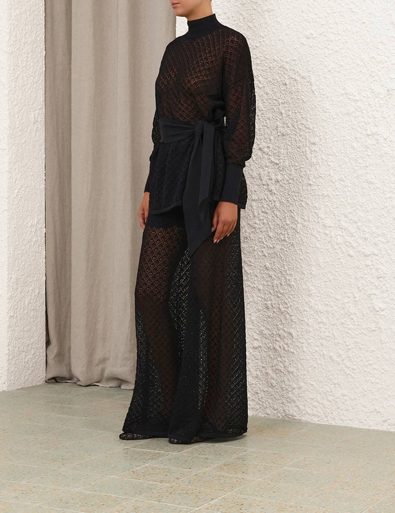 CRUSH POINTELLE BATWING TOP 3