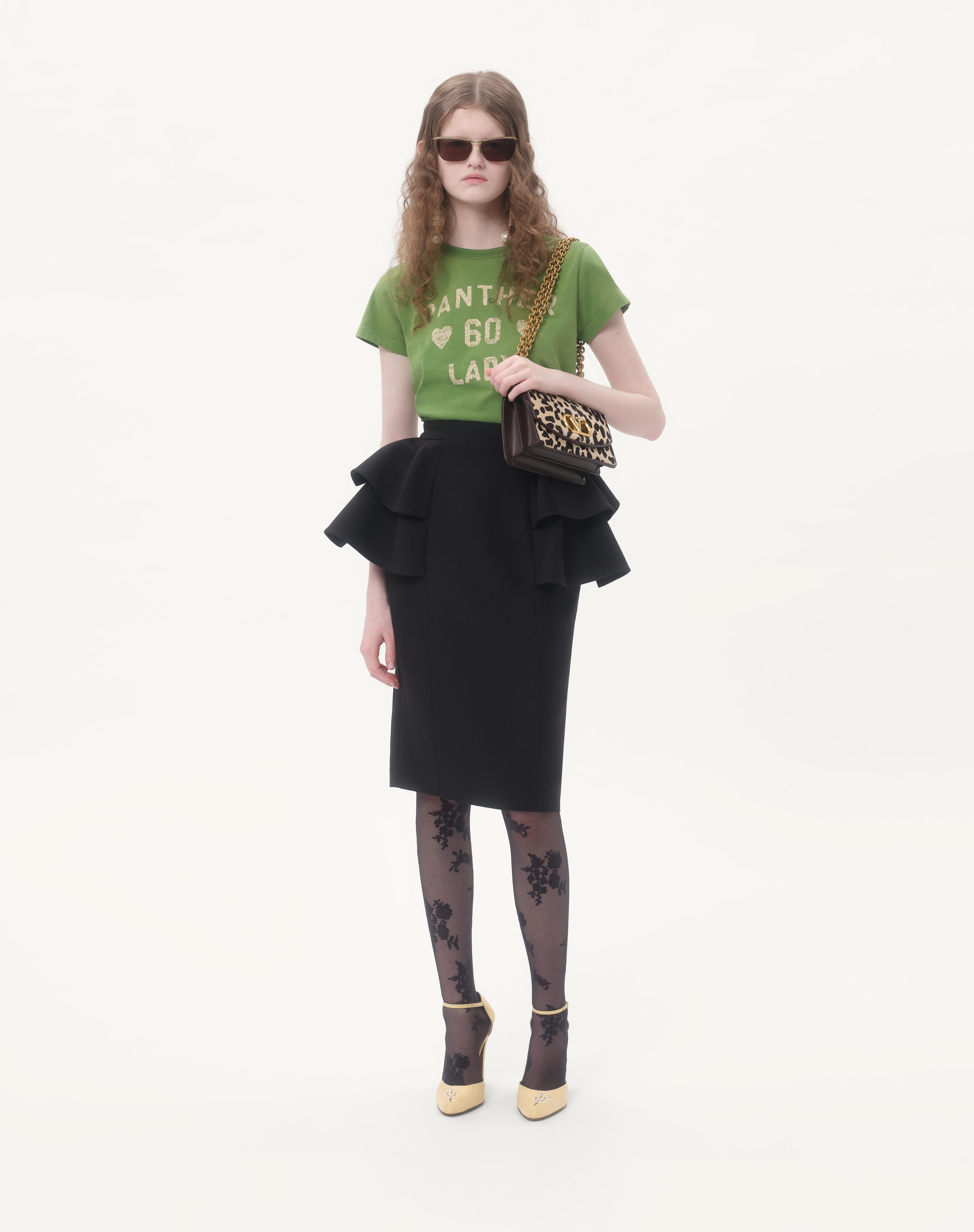CREPE COUTURE MIDI SKIRT - 2