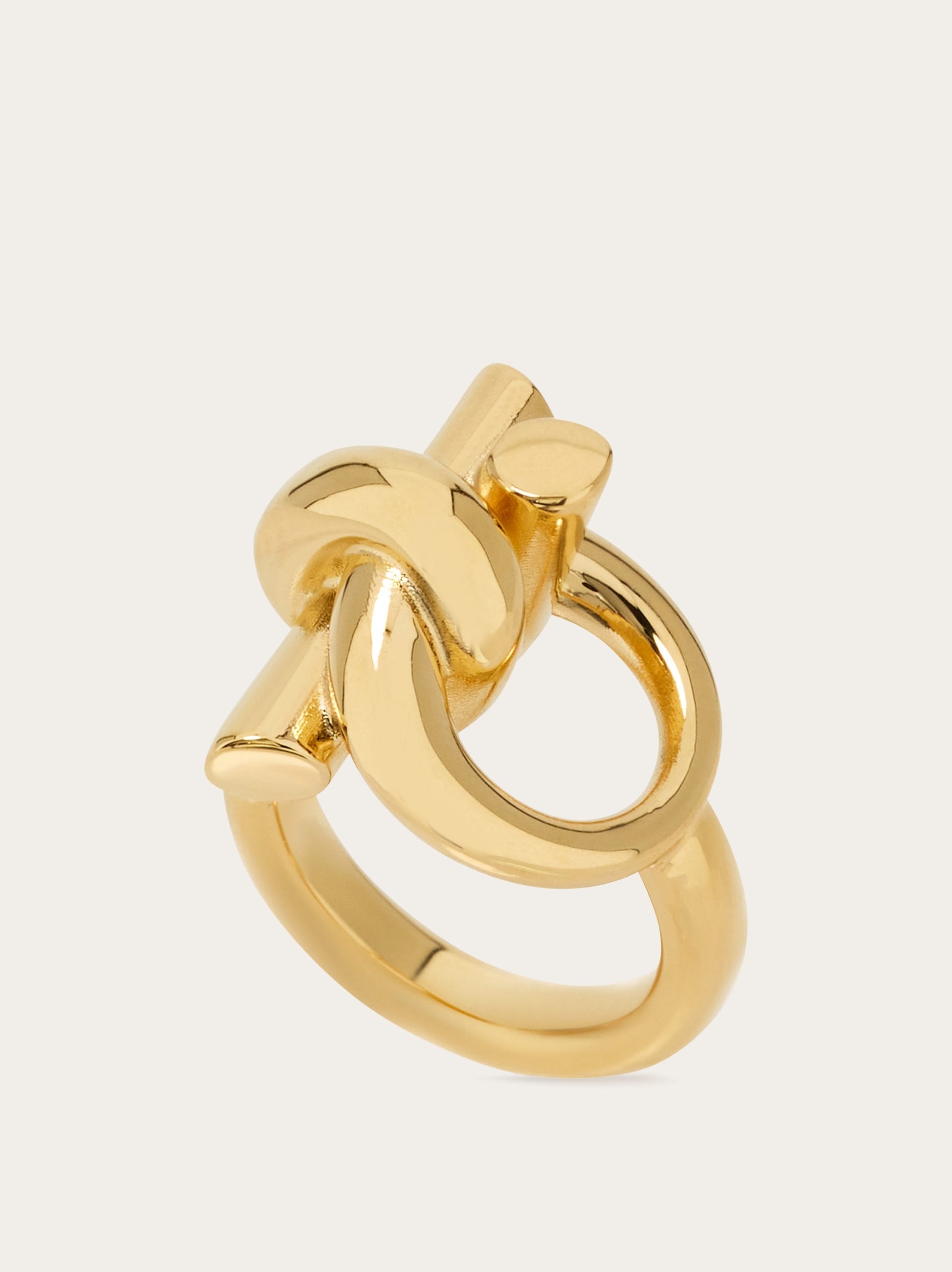 Ring with Gancini - Size 52 - 2