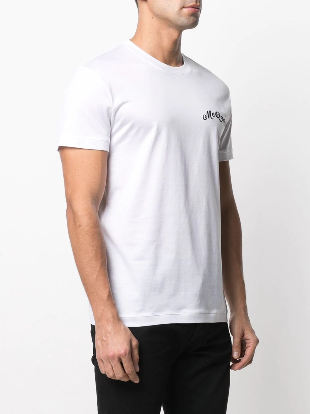 embroidered logo T-shirt - 3