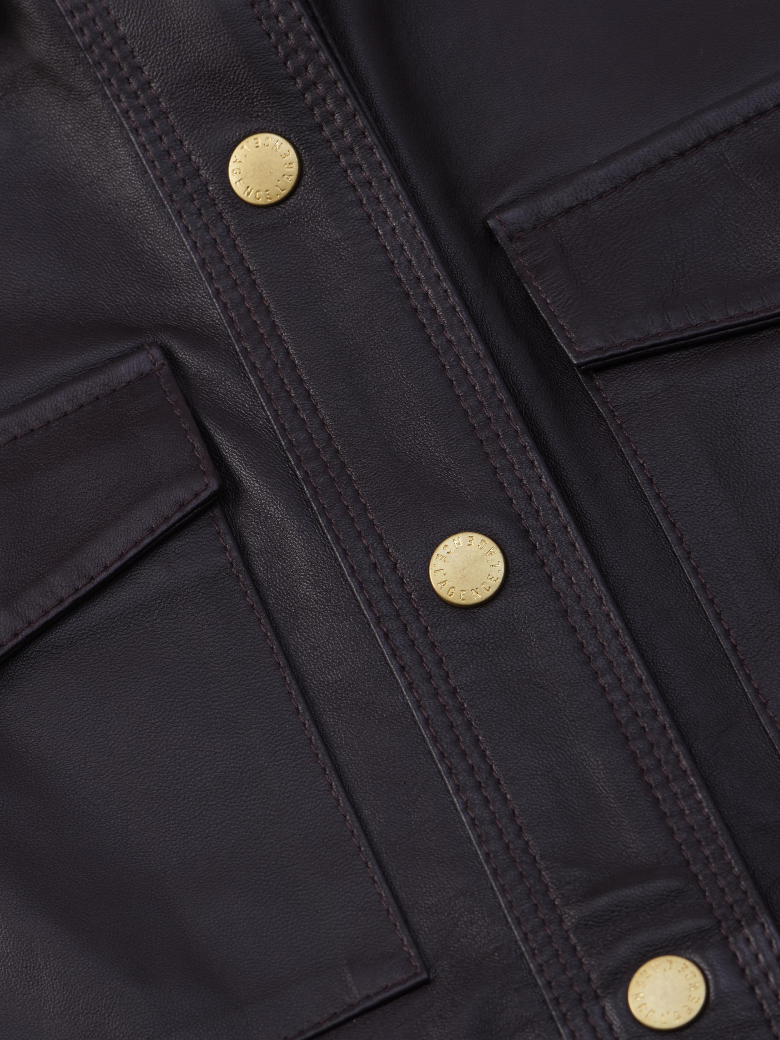 Avina Leather Shirt - 6